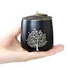 Small Black Tree of Life Keepsake Urn for Human or Pet Ashes view 1