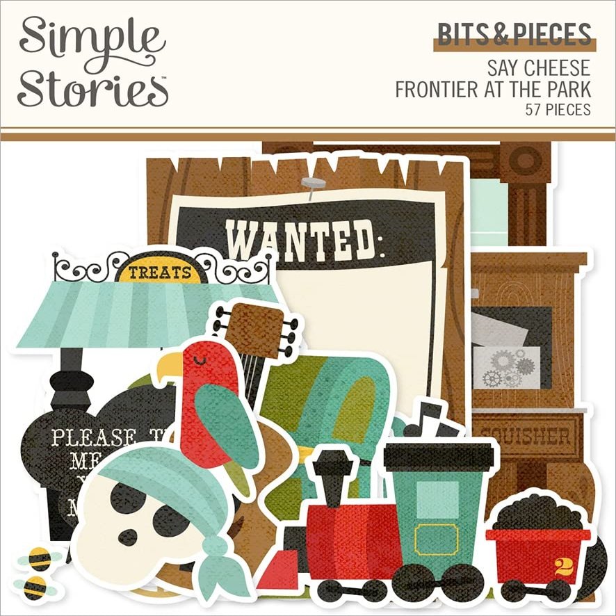 Say Cheese Frontier at the Park Bits & Pieces Die-Cuts, 57/Pack