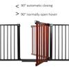MERTNK Pet Playpen and Metal Safety Gate, One-Hand Operation, Pressure-Mounted, 166–173 cm view 4