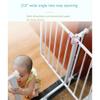 MERTNK Pet Gate, Indoor Stair Gate, White, Expandable Metal Safety Gate, Pressure-Mounted, 225–234 cm view 2