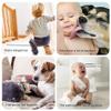 MERTNK Pet Gate, Indoor Stair Gate, White, Expandable Metal Safety Gate, Pressure-Mounted, 225–234 cm view 4