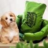 Waterproof-Cover Dog Bed, Green, M (65 × 40 × 23 cm) view 3