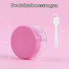 Flintronic 64-Pack 5 mL Clear Plastic Cosmetic Jars with Spatulas and Labels view 2