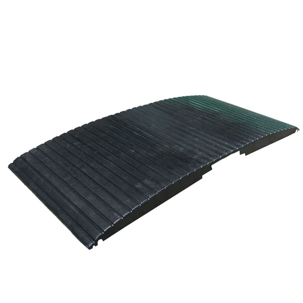 Threshold Ramp for Wheelchairs and Walkers, Non-Slip Rubber Transition Ramp for Indoor and Outdoor Terraces (38×82×3.8 cm / 38×90×7 cm)