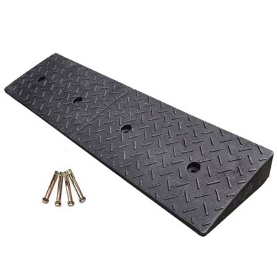 Heavy-Duty Rubber Curb Ramp for Cars, Motorcycles and Wheelchairs, 2–5 in Rise