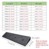 Heavy-Duty Rubber Curb Ramp for Cars, Motorcycles and Wheelchairs, 2–5 in Rise view 2