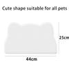WOMLEX Pet Feeding Mat for Dogs and Cats, Silicone Waterproof and Non-Slip (Pink, 44x25cm) view 2