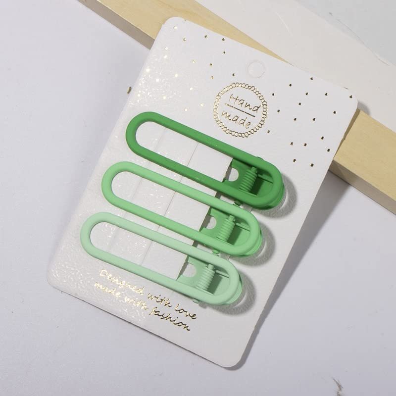 Girls' Vintage Geometric Hair Clip Set