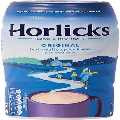 Horlicks Original Malted Milk Powder Drink Mix from England, 400 g (6-Pack)