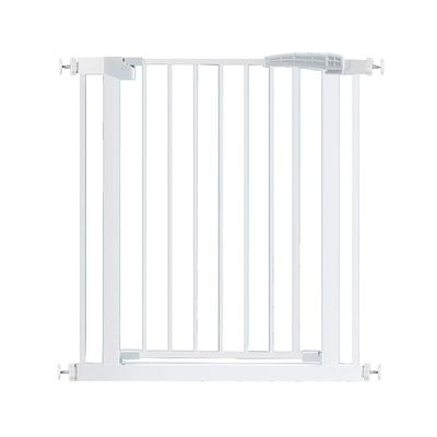 MERTNK Extra-Wide Pet Safety Gate, White Metal, 117–124 cm