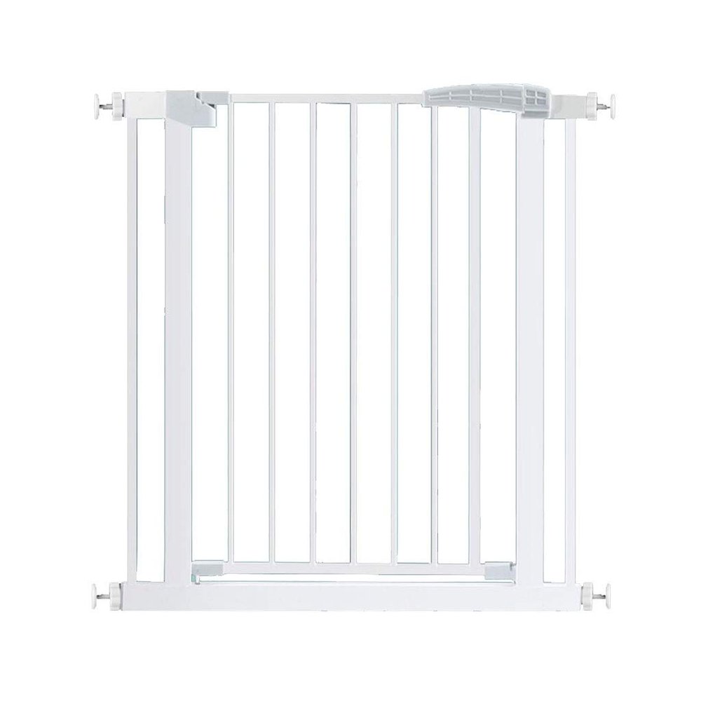 MERTNK Extra-Wide Pet Safety Gate, White Metal, 117–124 cm