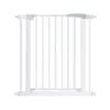 MERTNK Extra-Wide Pet Safety Gate, White Metal, 117–124 cm view 1