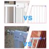 MERTNK Safety Gate for Pets, Stairs and Doors, 107–114.9 cm view 4
