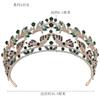 FAMoUsGoods Handmade Crystal Butterfly Tiara, Gold Red view 2