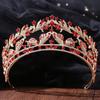 FAMoUsGoods Handmade Crystal Butterfly Tiara, Gold Red view 3