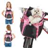 PETCUTE Foldable Front Bike Carrier for Small Dogs and Cats view 1