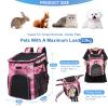 PETCUTE Foldable Front Bike Carrier for Small Dogs and Cats view 3
