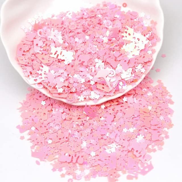 CHANWA PVC Shaped Glitter Sequins for Nail Art