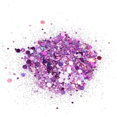 CHANWA 1 kg Glitter in 30 Colors, Chunky and Fine, for Nail Art and Crafts