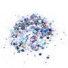 CHANWA 1 kg Glitter in 30 Colors, Chunky and Fine, for Nail Art and Crafts view 3