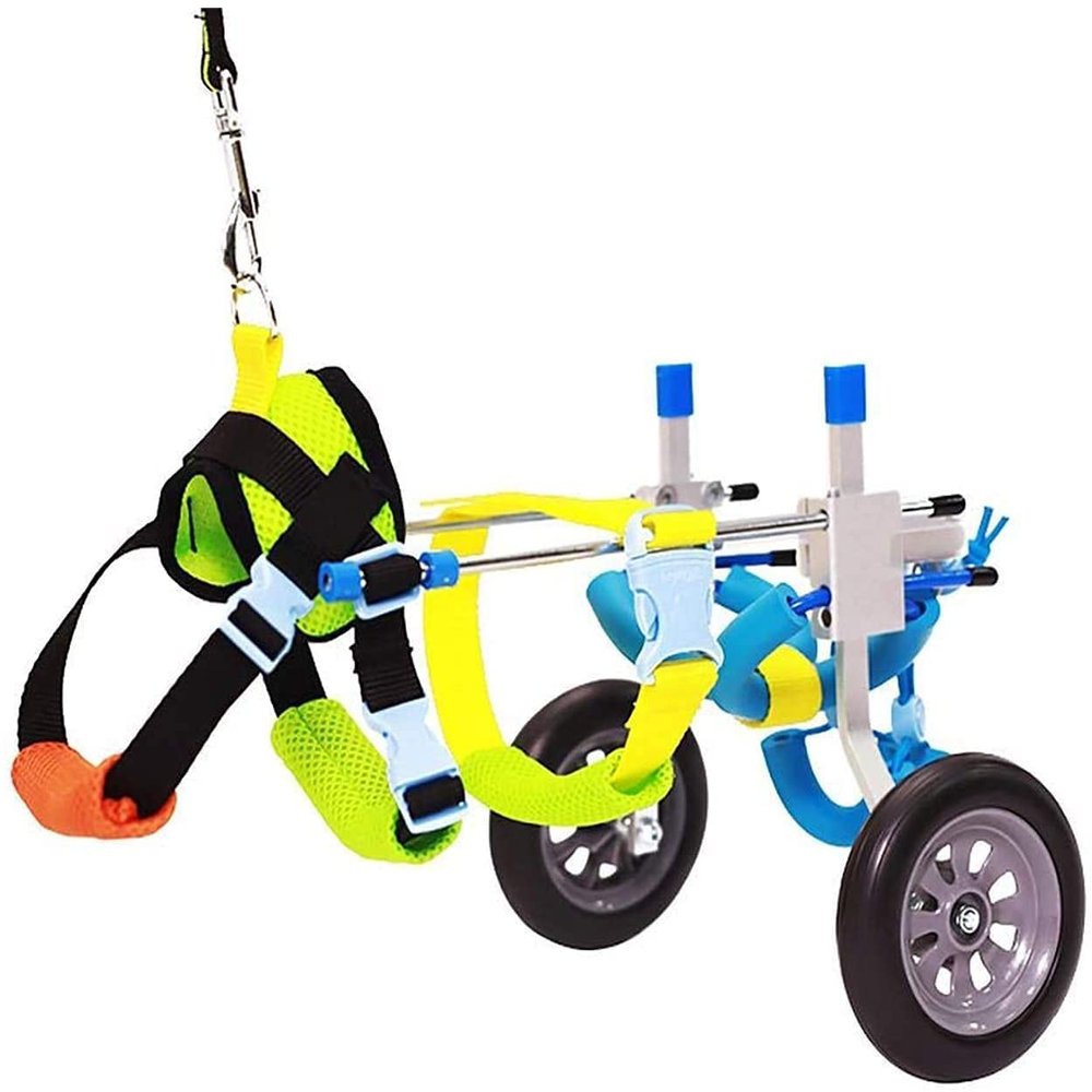 Samnuerly Adjustable 2-Wheel Rehabilitation Cart for Small, Medium, and Large Dogs and Cats