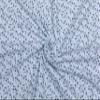 CARREDANA Baby Muslin Blanket, 100% Cotton, 120 x 120 cm, Versatile, Personalized Embroidery (Blue Flowers) view 4