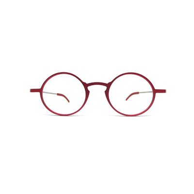 CONTOUR Zipo Reading Glasses with Blue-Light Filter, Red, +3.5