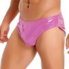 Agoky Men's Patent Leather Boxer Briefs, Wet Look, Hot Pink, 4XL view 3