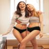 NUR DIE ALLES GEREGELT Period Underwear Brief Set Day + Night - Black - Size 44–46 view 2