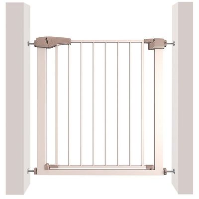 MERTNK Pressure-Mounted Metal Safety Gate, White, 96–103 cm