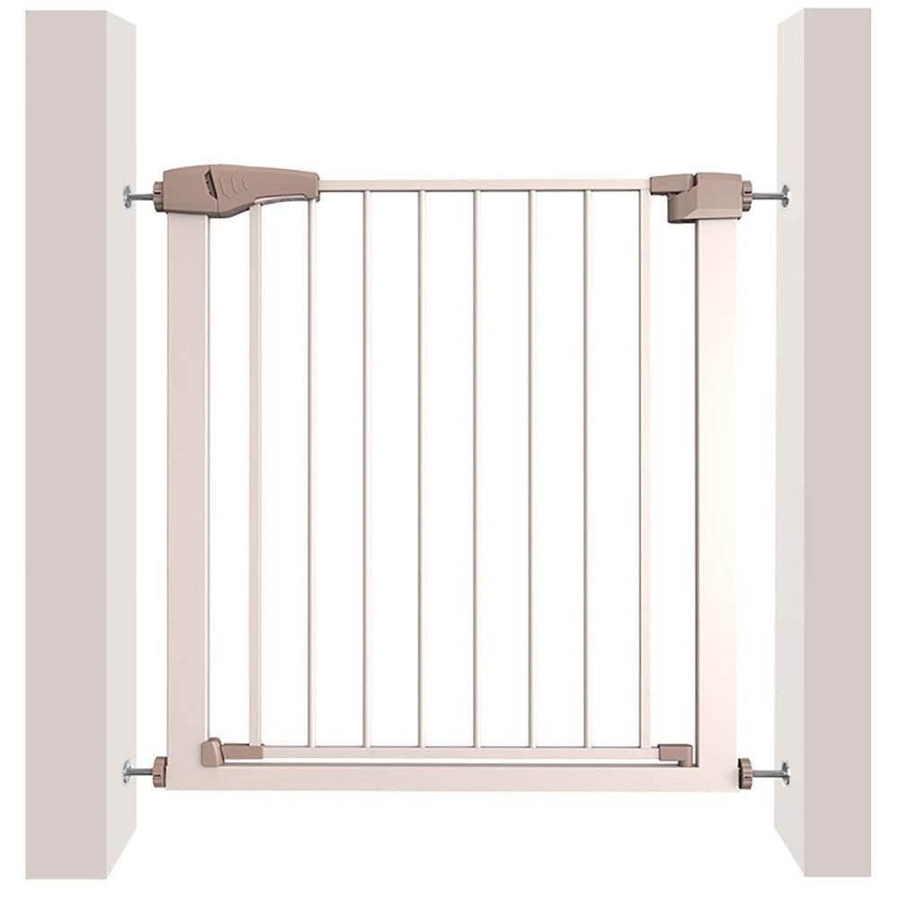 MERTNK Pressure-Mounted Metal Safety Gate, White, 96–103 cm