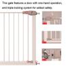MERTNK Pressure-Mounted Metal Safety Gate, White, 96–103 cm view 4