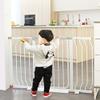 MERTNK Extra-Wide White Metal Baby and Pet Gate, 125–132 cm, Pressure-Mounted view 1