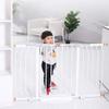 MERTNK Extra-Wide White Metal Baby and Pet Gate, 125–132 cm, Pressure-Mounted view 2