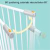 MERTNK Extra-Wide White Metal Baby and Pet Gate, 125–132 cm, Pressure-Mounted view 4