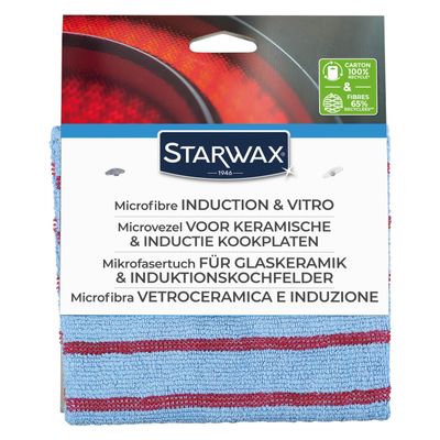 STARWAX Microfiber Cloth for Induction and Glass-Ceramic Surfaces