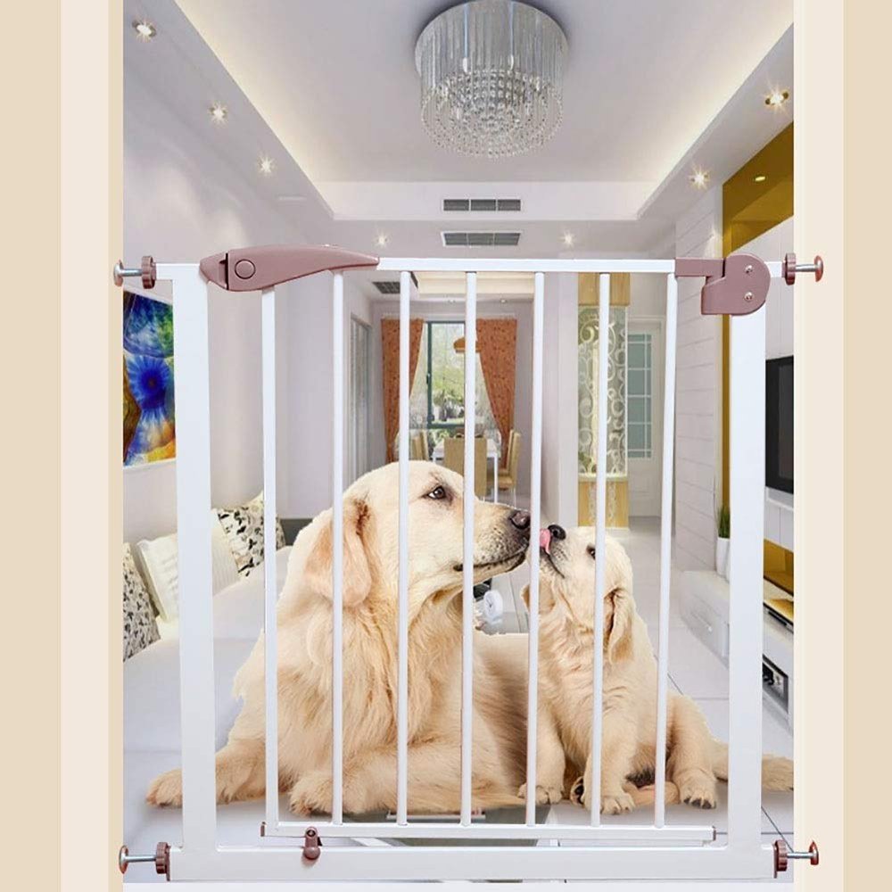 MERTNK Pet Playpen, Easy-to-Install Baby Safety Gate and Pet Barrier, Extra-Wide Stair Gate, 75–194 cm