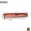 Haryali London Barber Comb, All-Purpose Cutting Comb for Men, Fine-Tooth, Small, Brown view 2