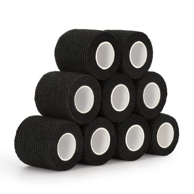 9 Roll Self-Adhesive Bandage 5cm x 4.5m - Cohesive Vet Wrap for Pets