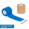 9 Roll Self-Adhesive Bandage 5cm x 4.5m - Cohesive Vet Wrap for Pets view 2