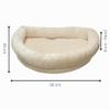 nanook XXL Window Sill Lounger for Cats, Beige, 60 x 45 x 10 cm view 4
