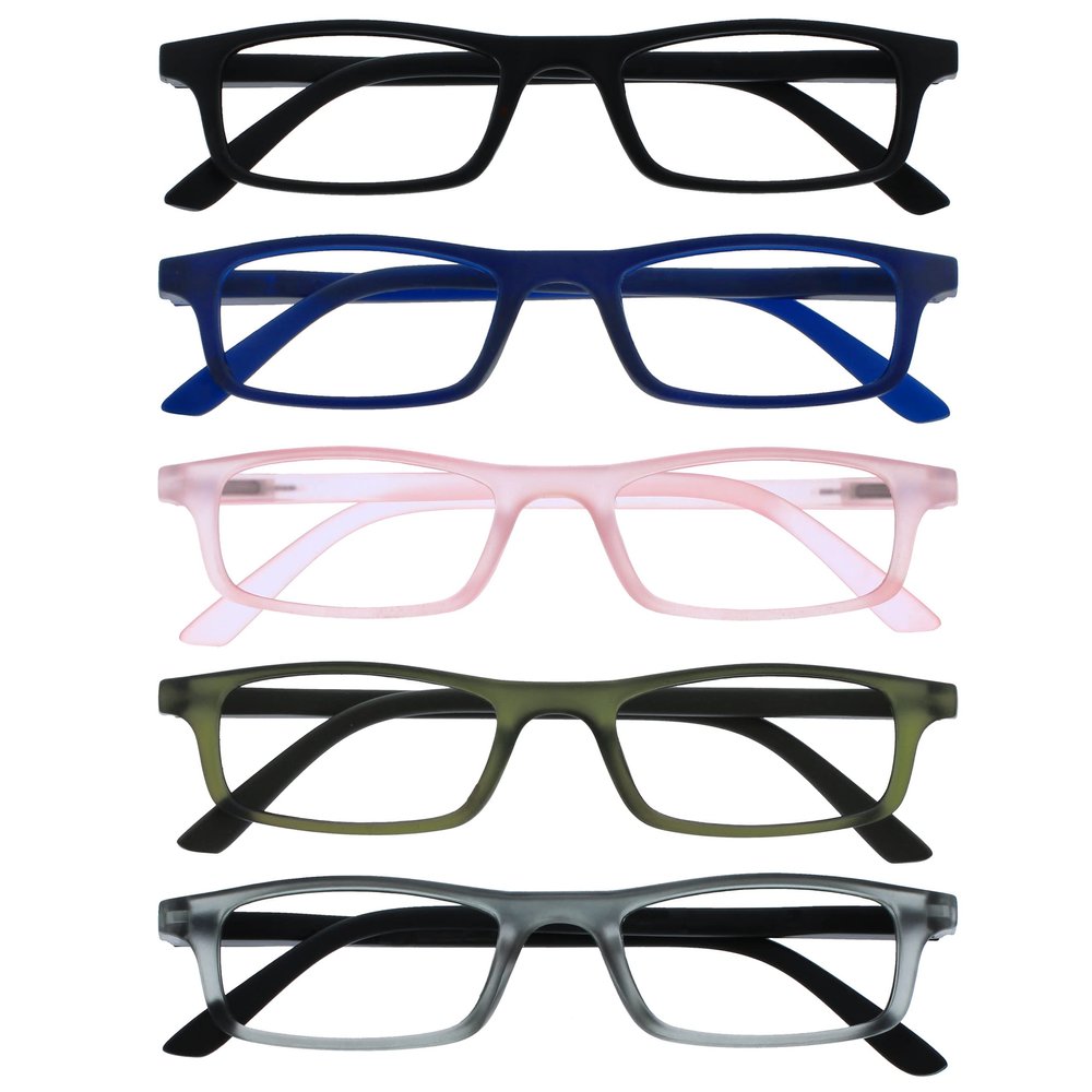 OPULIZE Ted Reading Glasses 5-Pack