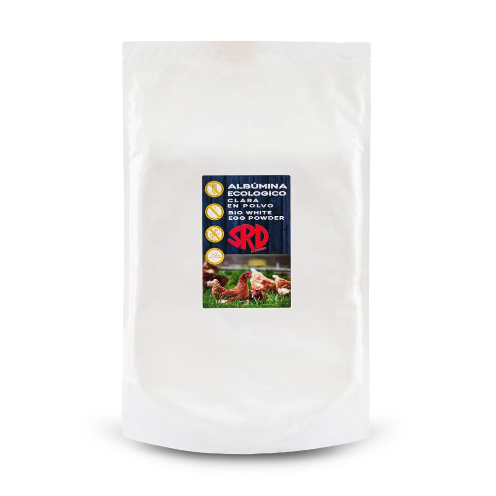 Organic Egg White Protein Powder (2 kg) | Egg Albumin | No Additives | Lactose-Free | Resealable Bag