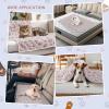 BVAGSS 6-Pack Small Plush Dog Blanket, Soft Fleece for Pets (60 x 40 cm, Beige) view 2