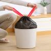 Drawstring Trash Bags, Black, 5 Rolls, 12 Bags per Roll, Unscented, for Office or Home (15–20 L, 60 Bags) view 2