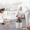 Drawstring Trash Bags, Black, 5 Rolls, 12 Bags per Roll, Unscented, for Office or Home (15–20 L, 60 Bags) view 4
