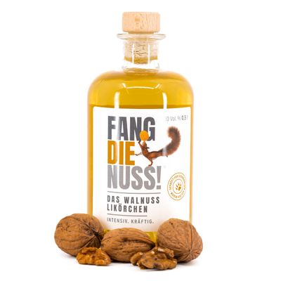 Catch the Nut! Premium Walnut Liqueur | 30% ABV | 500 ml
