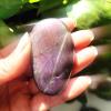 Natural Rough Labradorite Palm Stone Crystal, Beautiful Purple Light, Wizard Chakra Spiritual Healing Crystal, Home Decor Stones for House & Garden view 4