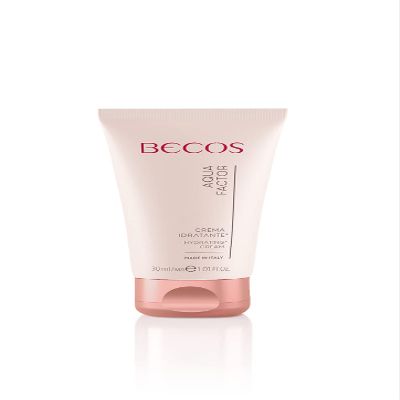 Becos Aqua Factor Hydrating Face Cream, 30 ml Mini Size – Moisturizing and Nourishing Care All Day