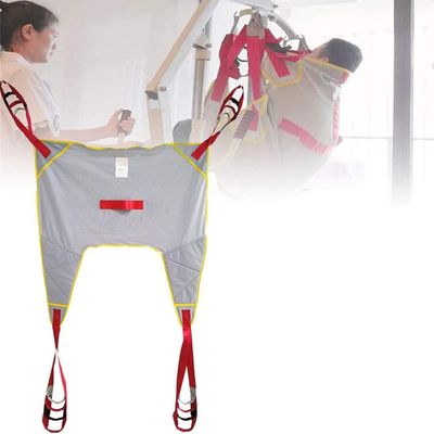 JIADUOFU Split-Leg Full-Body Patient Lift Sling with Toilet Access, 507 lb, M
